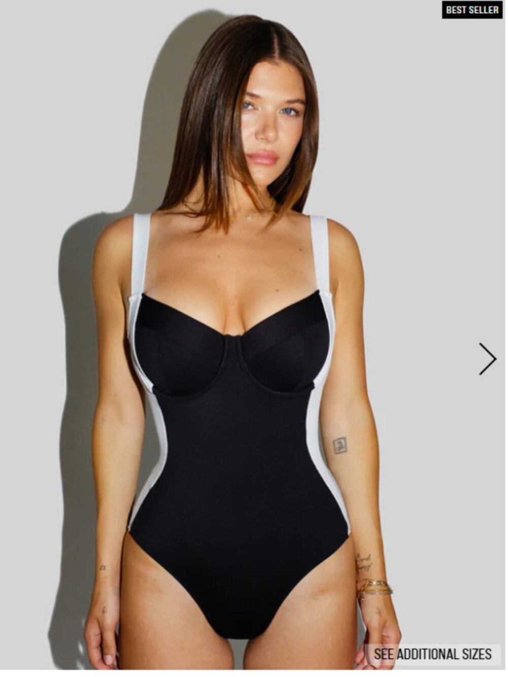 TA3 Lifty Contour One Piece Swimsuit NWT 2X D/DD Snatched Black White